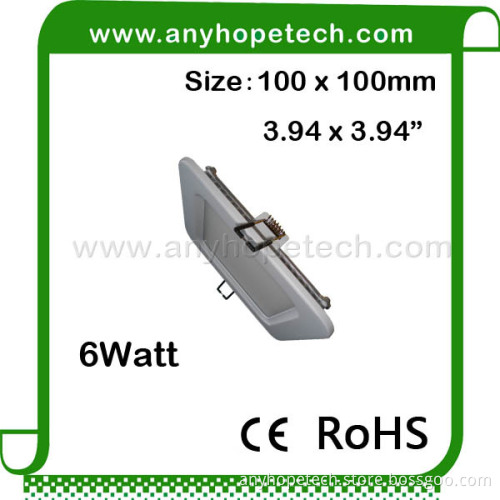 New Design Best Quality Widely Used Popular Wholesale 100 100mm 6W led suspended ceiling lighting panel